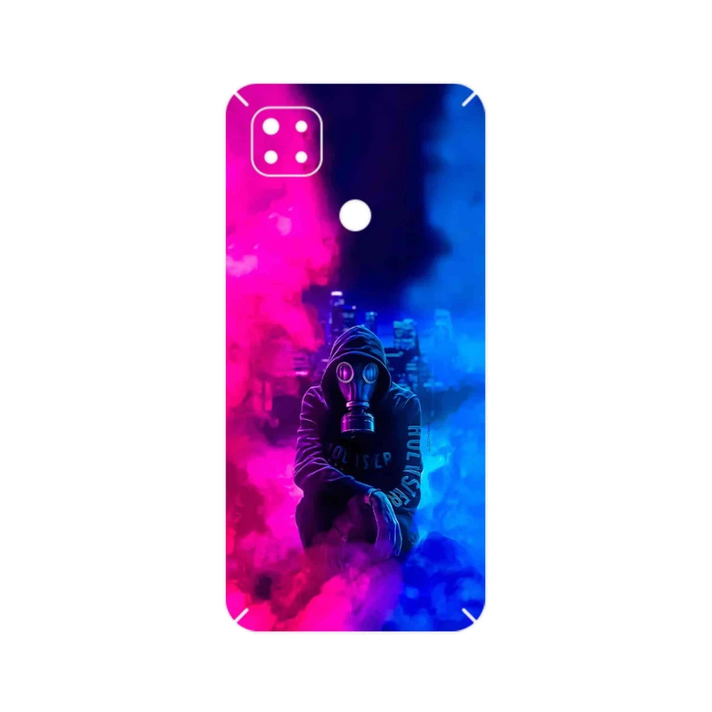 برچسب پوششی ماهوت مدل Smoke Rainbow Digital Art 2 مناسب برای گوشی موبایل شیائومی Redmi 9C NFC