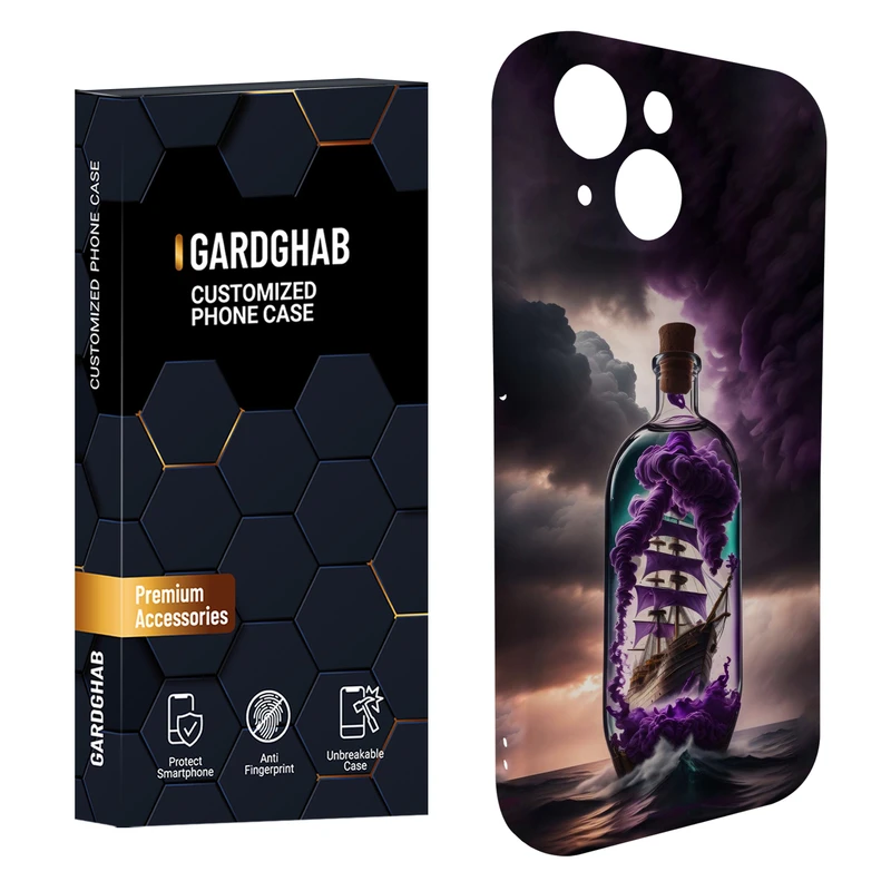 کاور گارد قاب مدل هنری مناسب برای گوشی موبایل اپل iPhone 15