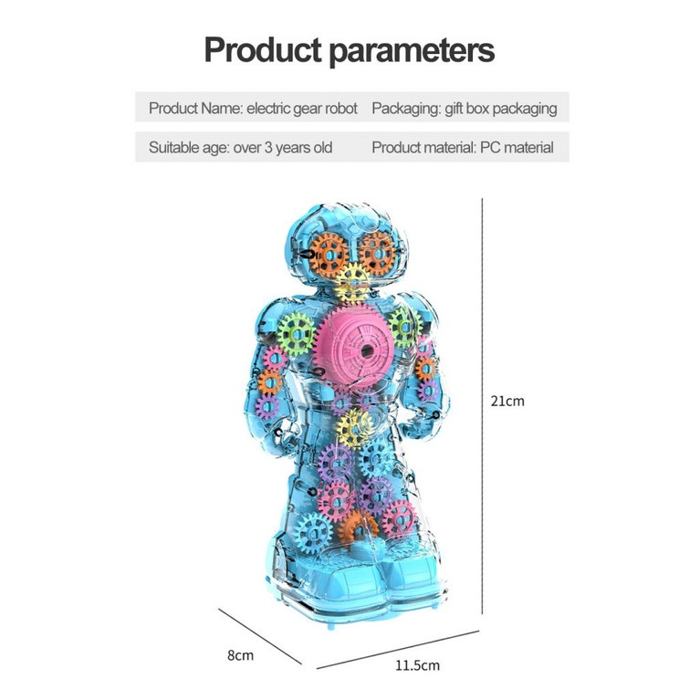ربات مدل چرخدنده ای کد 6038A