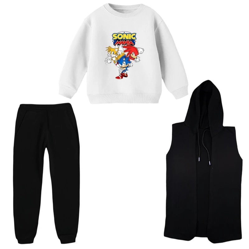 ست 3 تکه لباس راحتی بچگانه مدل سونیک کد 3    