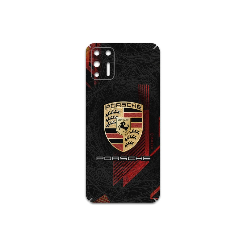 برچسب پوششی ماهوت مدل Porsche-Logo مناسب برای گوشی موبایل موتورولا Moto G9 Plus