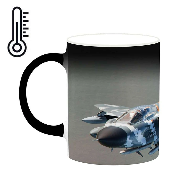 ماگ حرارتی کاکتی مدل هواپیمای جنگنده کد mgh20396