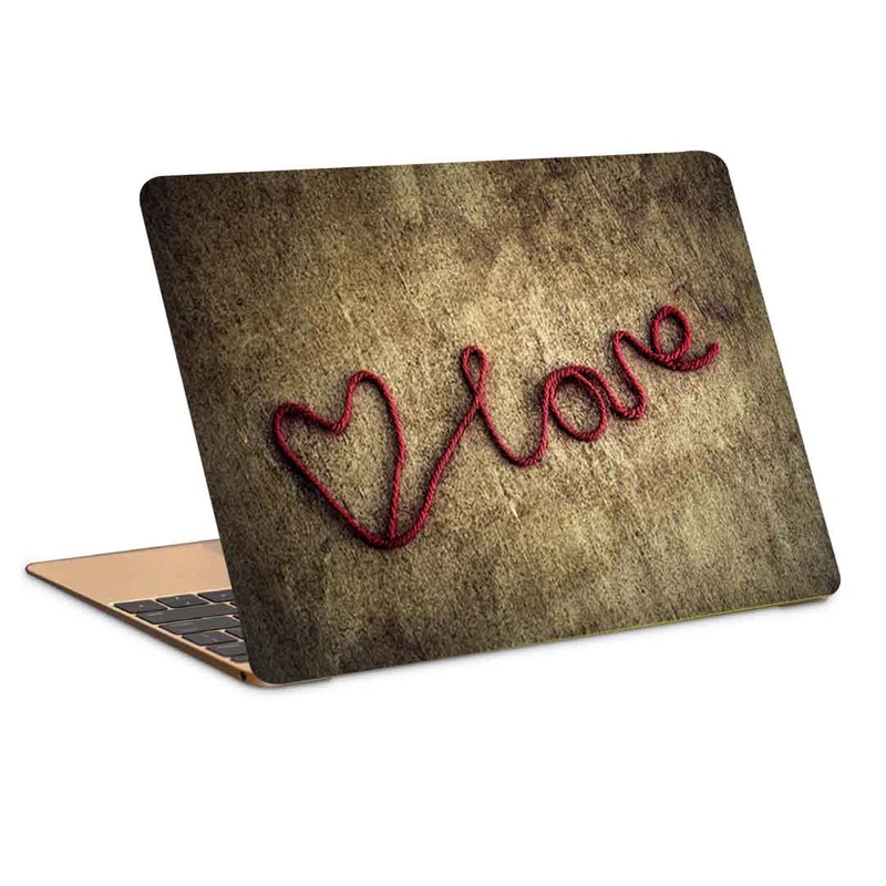 استیکر لپ تاپ طرح love  کد c-520مناسب برای لپ تاپ 15.6 اینچ