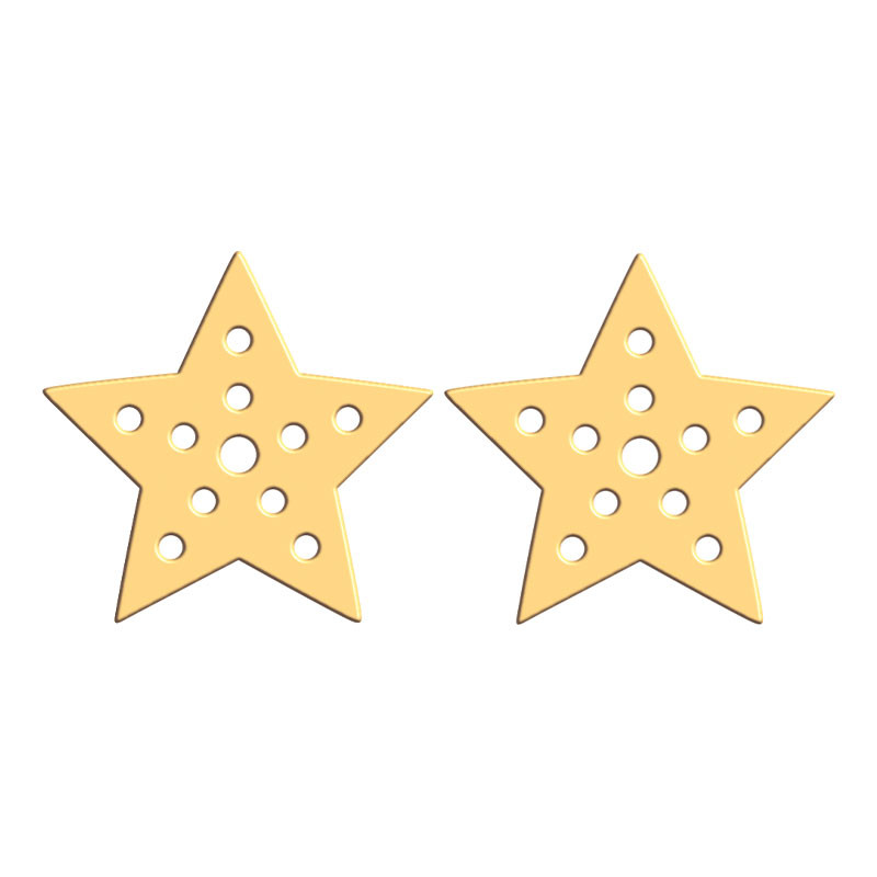 گوشواره طلا 18 عیار زنانه فرشته مدل ستاره WEL-000139 گوشواره طلا 18 عیار زنانه فرشته مدل ستاره WEL-000139