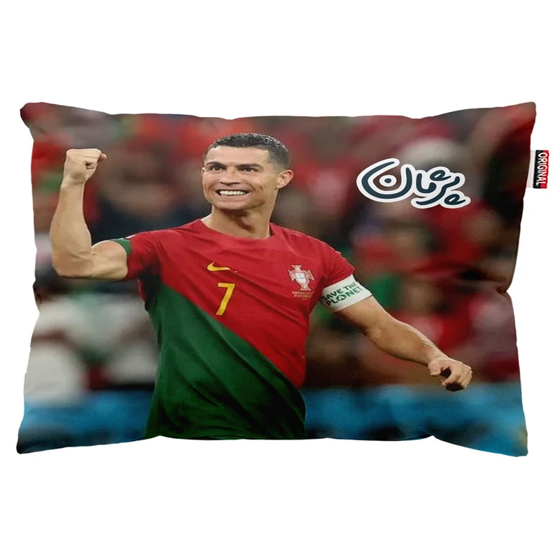 بالش پاد آفرین مدل رونالدو طرح اسم پژمان کد 02