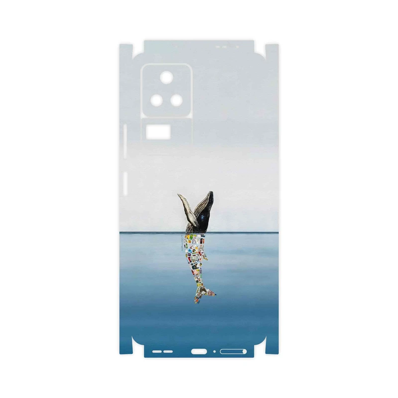 برچسب پوششی ماهوت مدل Collage of Sea Trash-FullSkin مناسب برای گوشی موبایل شیائومی Poco F4 5G