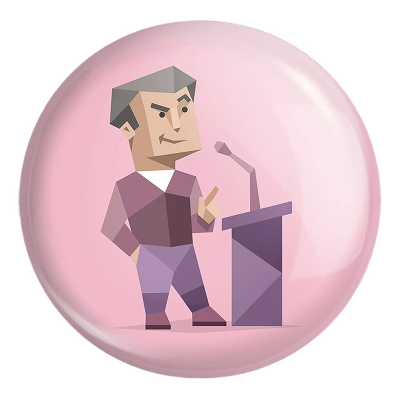 پیکسل خندالو طرح تایپ شخصیتی مبلغ ENTP کد 7704 مدل بزرگ