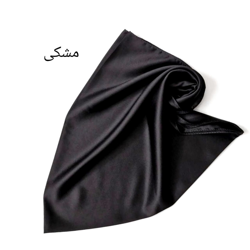روسری زنانه مدل ساتن ابریشمی قواره ۱۰۰