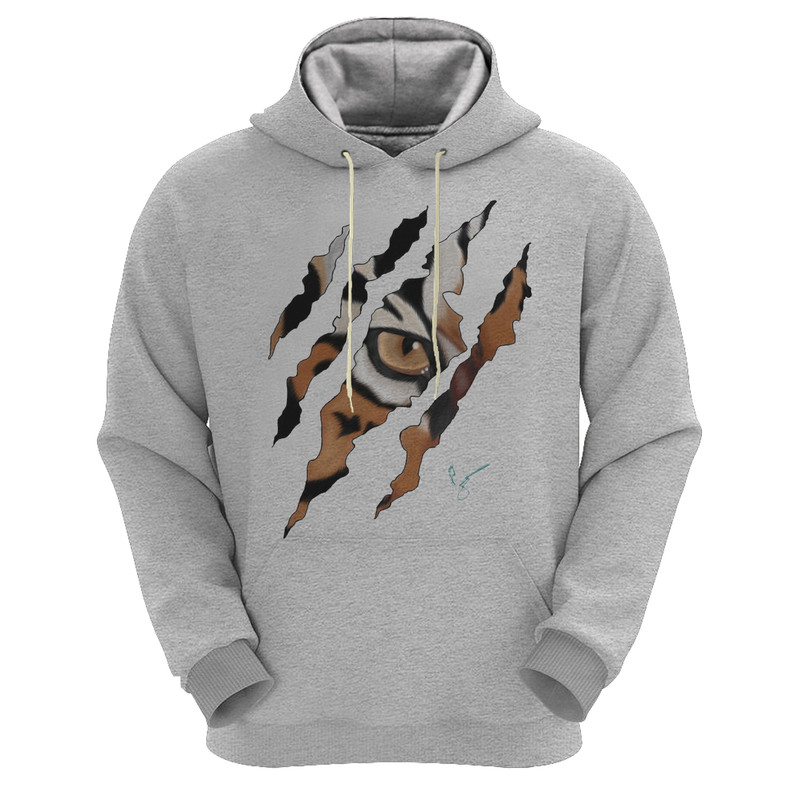 هودی مردانه مدل ببر کد AA42