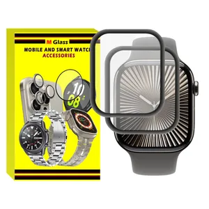 محافظ صفحه نمایش نانو ام‌گلس مدل Pmma-MG مناسب برای اپل واچ Series 10 46mm بسته دو عددی