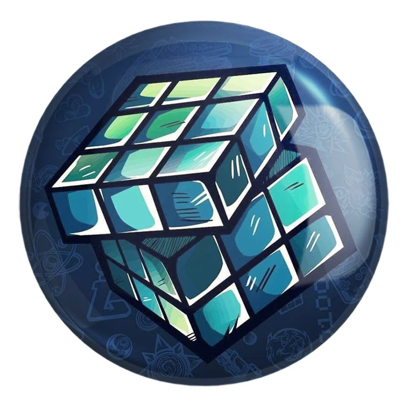 پیکسل خندالو طرح مکعب روبیک کد 27811 مدل بزرگ