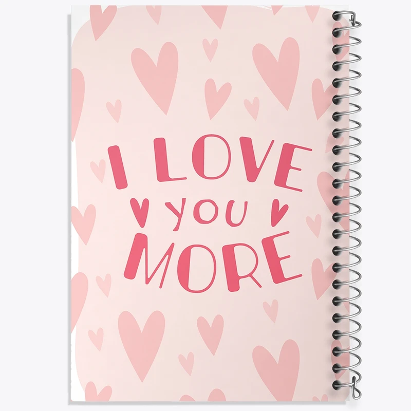 دفتر ژورنال نویسی 50 برگ خندالو مدل نقطه ای طرح عاشقانه (Love) کد F2334