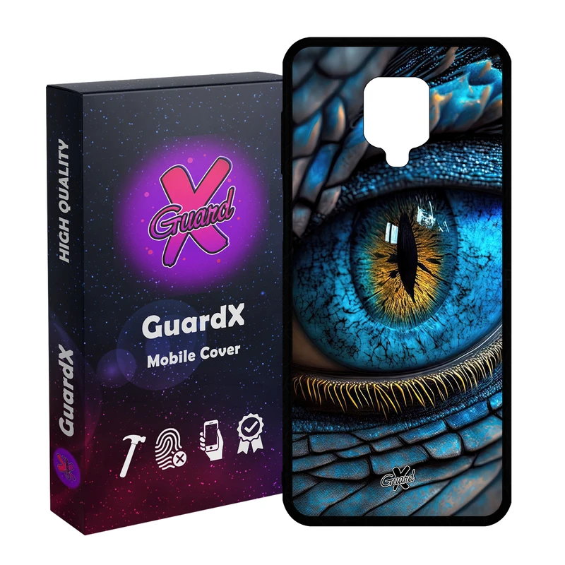 کاور گارد ایکس طرح چشم مدل Glass10620 مناسب برای گوشی موبایل شیائومی Redmi Note9 Pro/Note 9 Pro Max/Redmi Note 9S/MI Poco M2 Pro