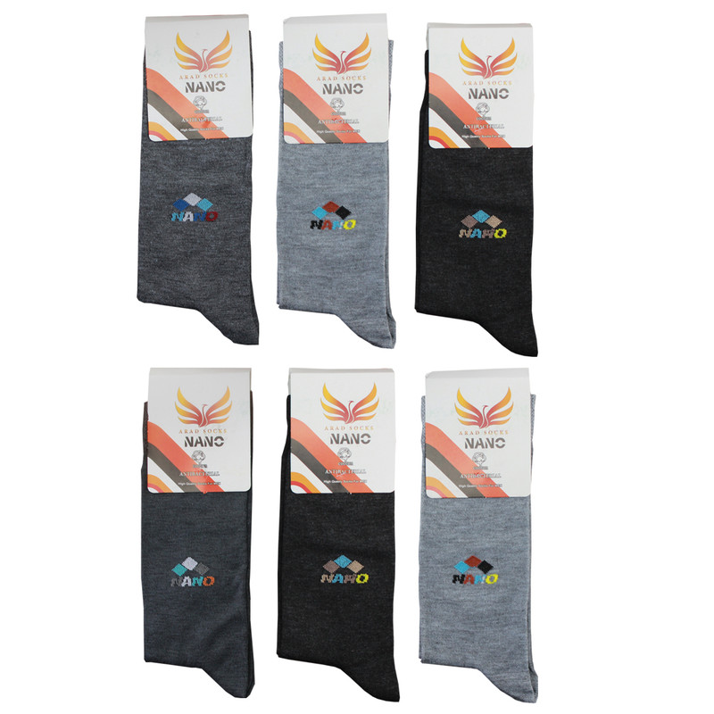 جوراب مردانه مدل 2691 مجموعه 6 عددی