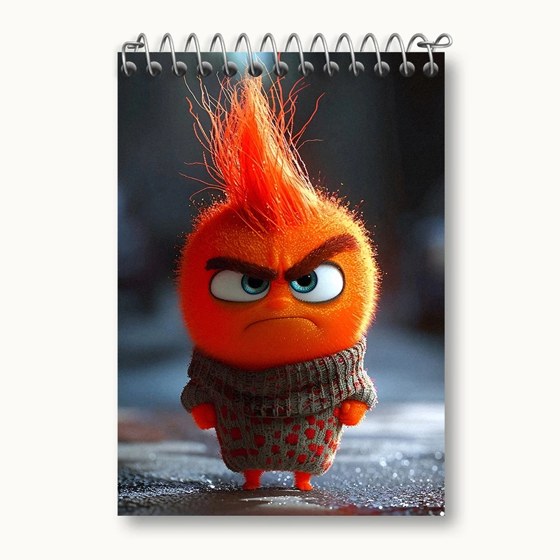 دفتر یادداشت 50 برگ خندالو طرح پرندگان خشمگین کد N3368