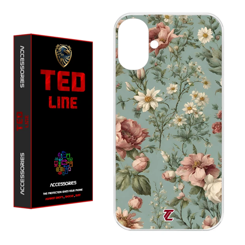 کاور تدلاین طرح گل کد 1152 مناسب برای گوشی موبایل اپل Iphone 16