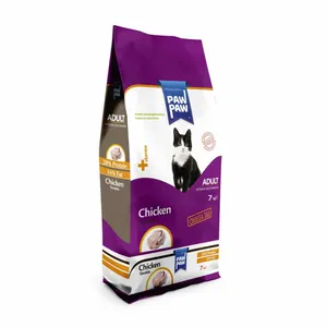 غذای خشک گربه پاو پاو مدل Cat food adult Chicken وزن 7 کیلوگرم