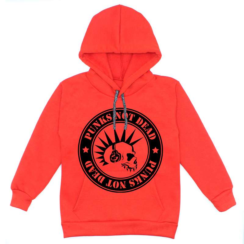 هودی پسرانه مدل اسکلت F22 رنگ قرمز