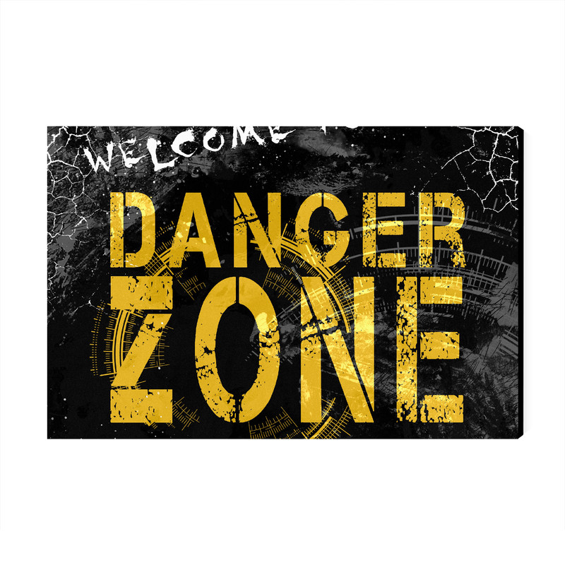 تابلو شاسی عرش مدل Danger Zone کد As1824