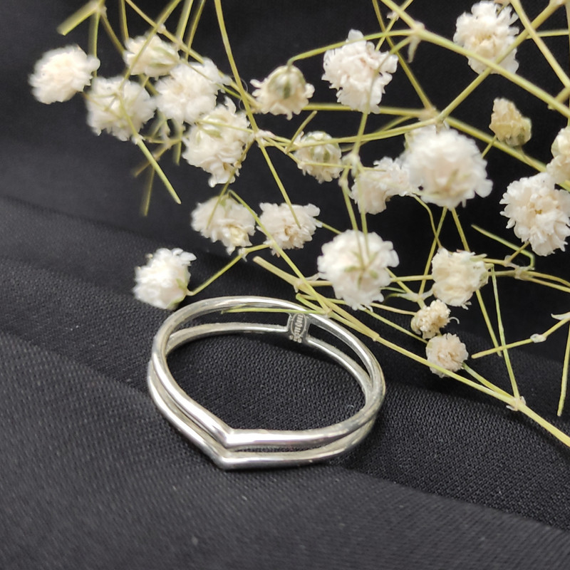 انگشتر نقره زنانه آی ام مدل E2724