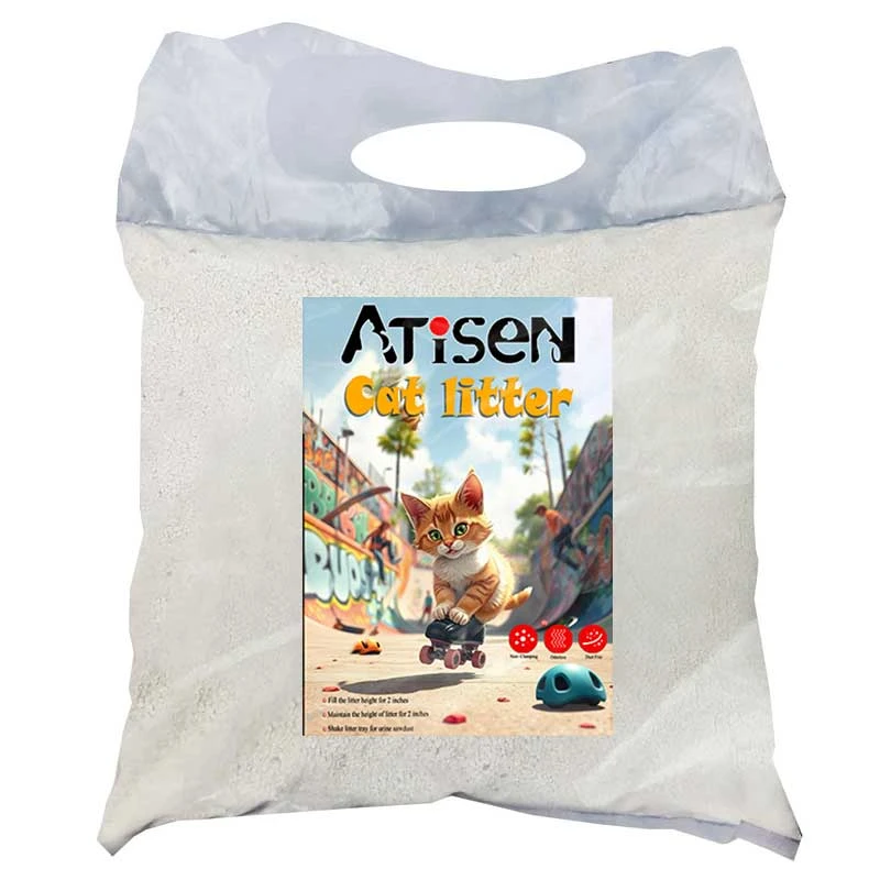  خاک بستر گربه آتیسن مدل گرانول کد R23-04 وزن 4 کیلوگرم