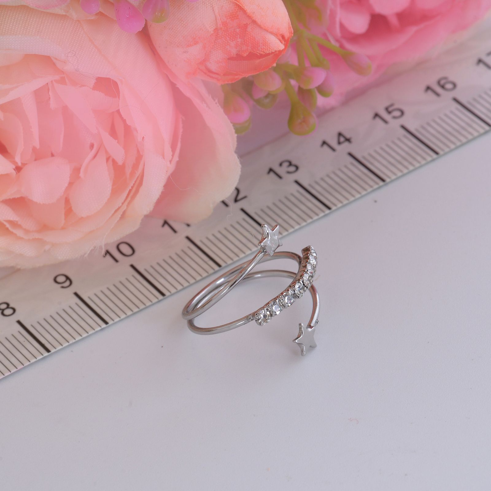 بند انگشتی زنانه ماصرم مدل ستاره کد Ri3112 - - 3