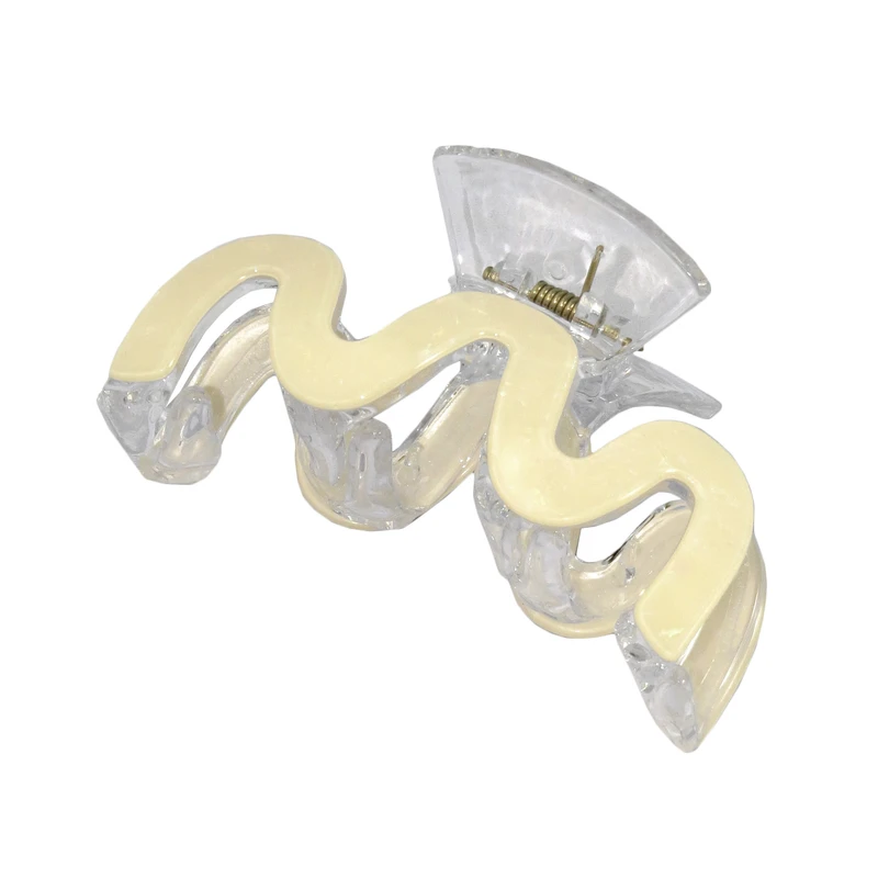 کلیپس مو زنانه مدل موج دار کریستالی کد G_Lnd_1504