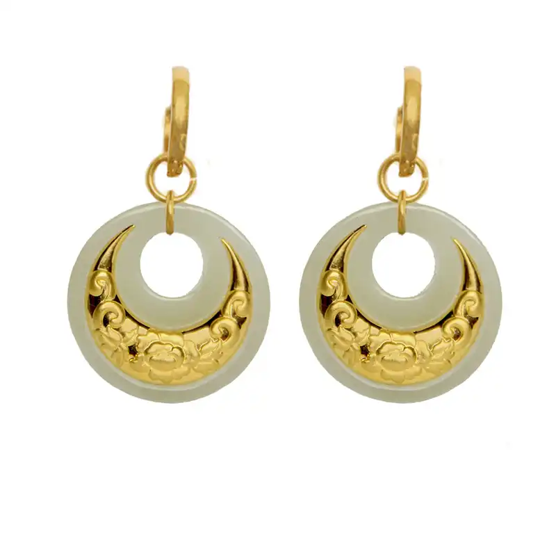 گوشواره زنانه مدل ماه تابان