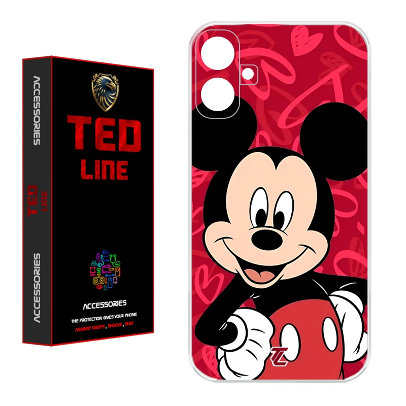 کاور تدلاین طرح میکی موس کد 1148 مناسب برای گوشی موبایل سامسونگ Galaxy A06