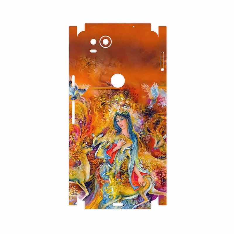 برچسب پوششی ماهوت مدل Persian miniature 2-FullSkin مناسب برای گوشی موبایل گوگل Pixel 2