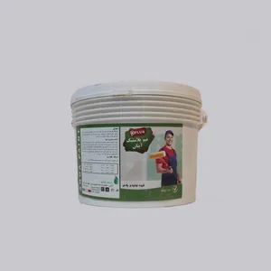 رنگ نیم پلاستیک مات سفید آیتان کد voc15 وزن 4 کیلوگرم