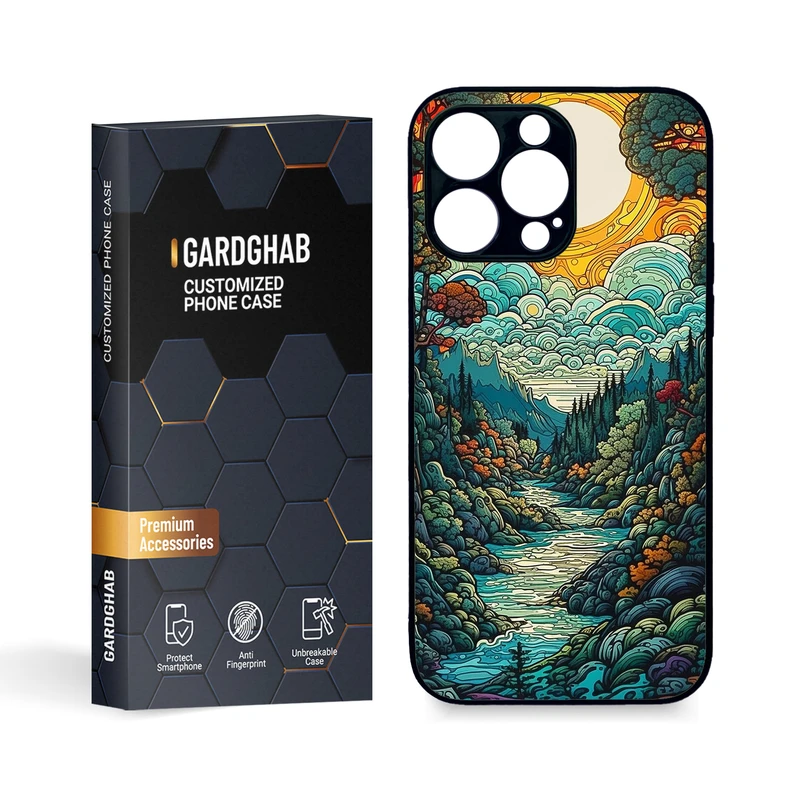 کاور گارد قاب مدل منظره مناسب برای گوشی موبایل اپل iphone 14pro max