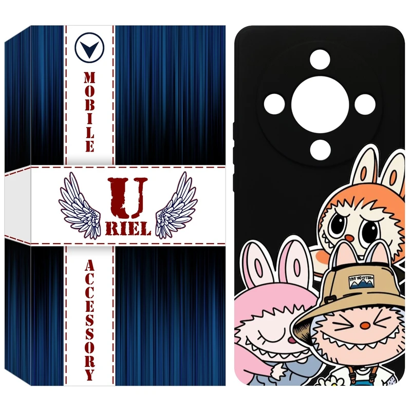 کاور یوریل مدل KSH کد 145 طرح عروسک لبوبو مناسب برای گوشی موبایل آنر X9b / X50 / Magic6 Lite