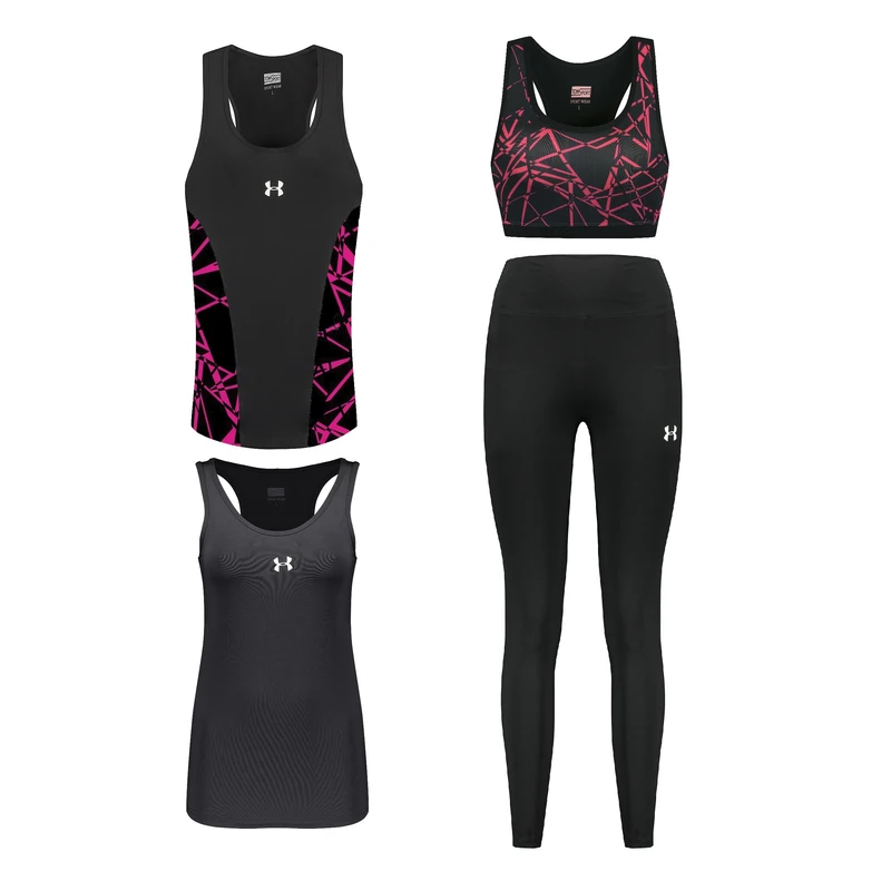 ست چهار تکه لباس ورزشی زنانه مدل 1902-8101-9101-4104