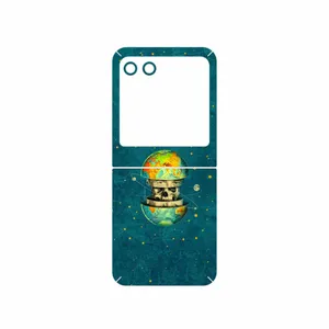 MAHOOT Collage of Earth Face Cover Sticker for Motorola Razr 40 Ultra