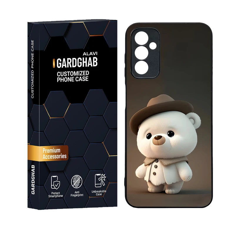 کاور گارد قاب علوی مدل دورژله ای پشت گلس کارتونی و انیمه مناسب برای گوشی موبایل سامسونگ Galaxy M13 4G