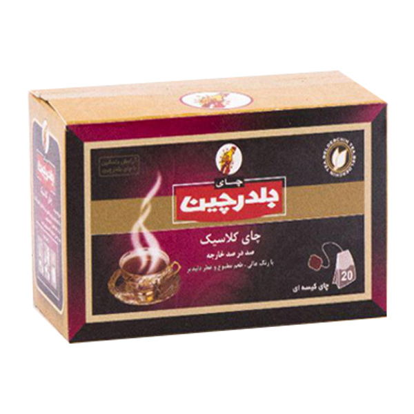 چای سیاه کیسه‌ای کلاسیک بلدرچین بسته 20 عددی