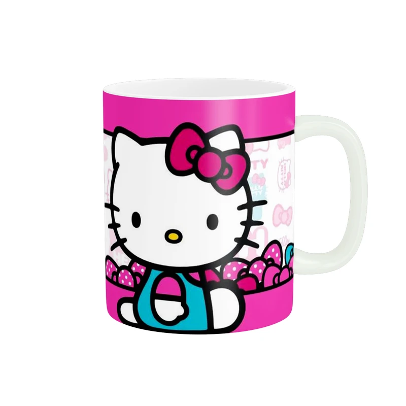 ماگ پاد آفرین مدل کارتونی عروسکی طرح کیتی دخترونه ترند کد p10793