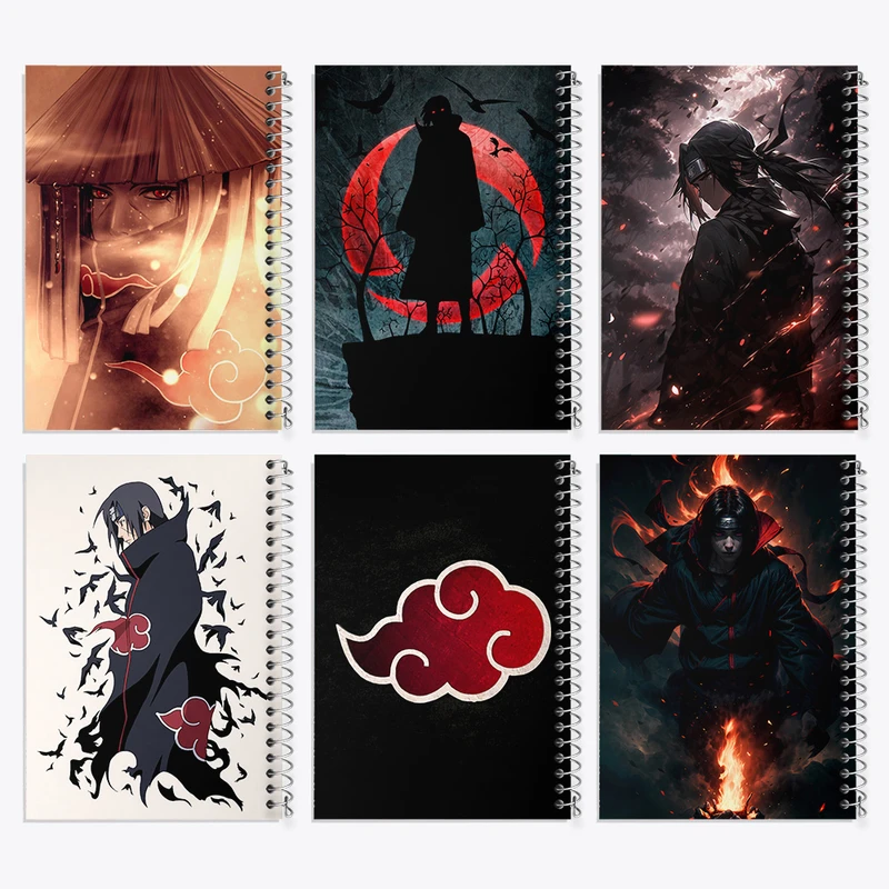 دفتر مشق 50 برگ خندالو طرح انیمه ناروتو کد 658 مجموعه 6 عددی