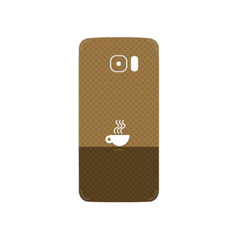 برچسب پوششی ماهوت مدل Minimal Cup of Coffee Icon مناسب برای گوشی موبایل سامسونگ Galaxy S7 Edge