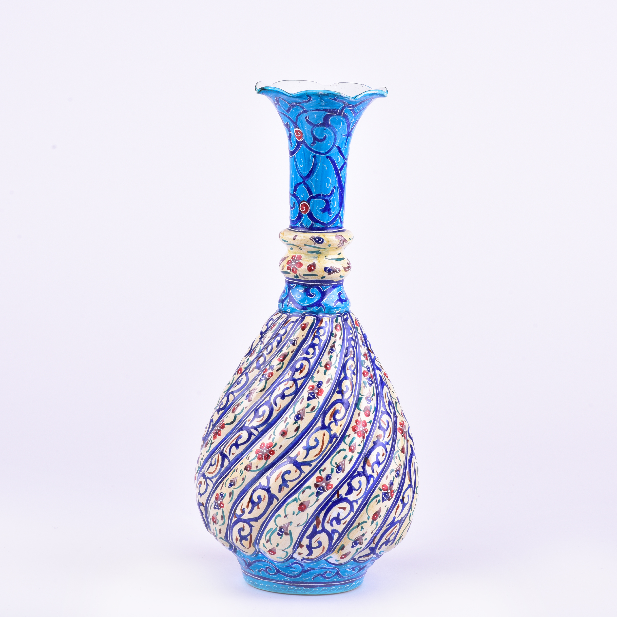 گلدان میناکاری طرح اسلیمی مدل هما کد 2008