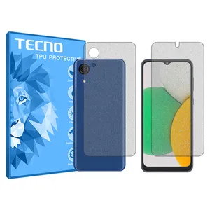 Matte tecno screen protector, HyMTT model, suitable for Samsung Galaxy A03 Core 2021 mobile phone with back protector