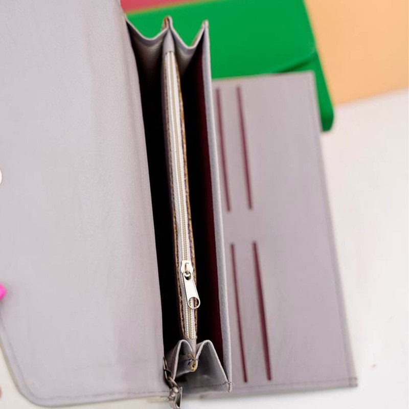 کیف پول زنانه مدل بند دار کد KZD-095