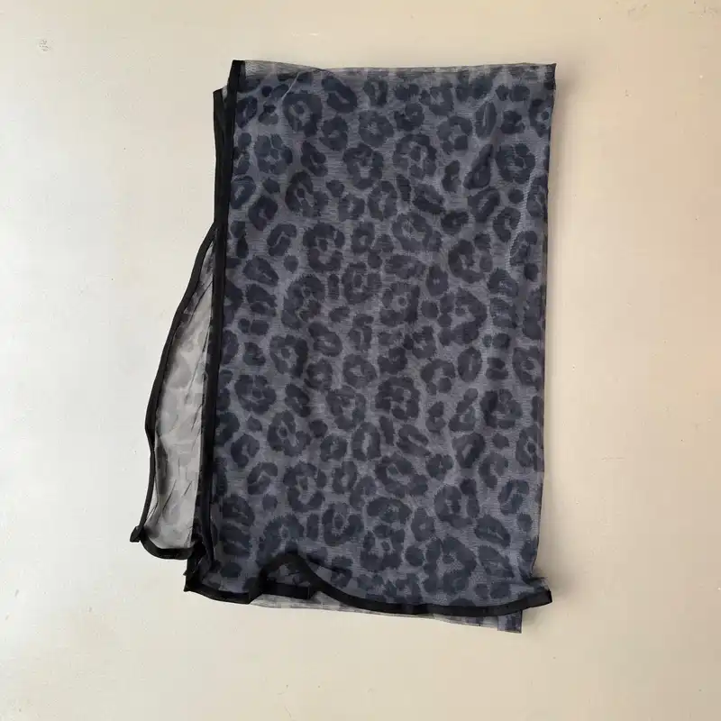 شال زنانه مدل توری پلنگی تابستانی کد 3