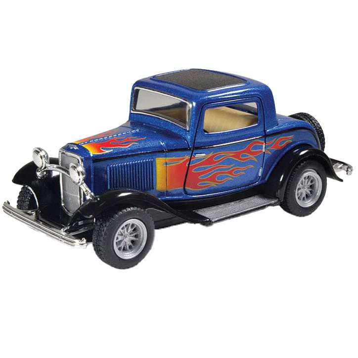ماشین بازی کینزمارت مدل فورد کلاسیک 1932 Ford 3-Window Coupe with printing کد KT5332F