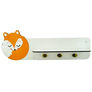 شلف دیواری کودک کازیوه مدل روباه کد Shelf-R