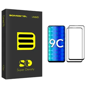 Somastel SD Glass Screen Protector For  Honor 9C Pack Of 2