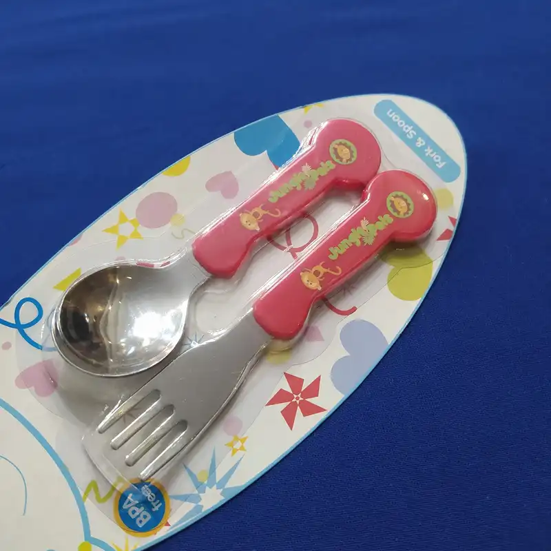 ست قاشق و چنگال کودک بیبی دریم مدل Jungle pals کد 2021