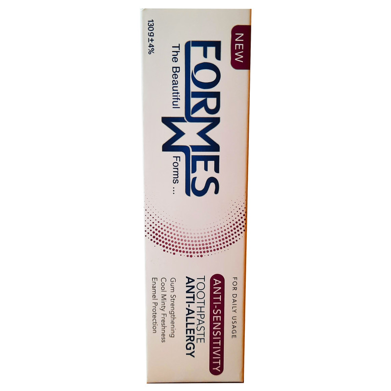 خمیر دندان فورمس مدل ضد حساسیت حجم 130 میلی لیتر