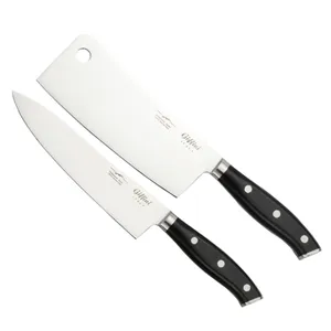 چاقو آشپز خانه جی فی نی مدل m03 مجموعه دو عددی